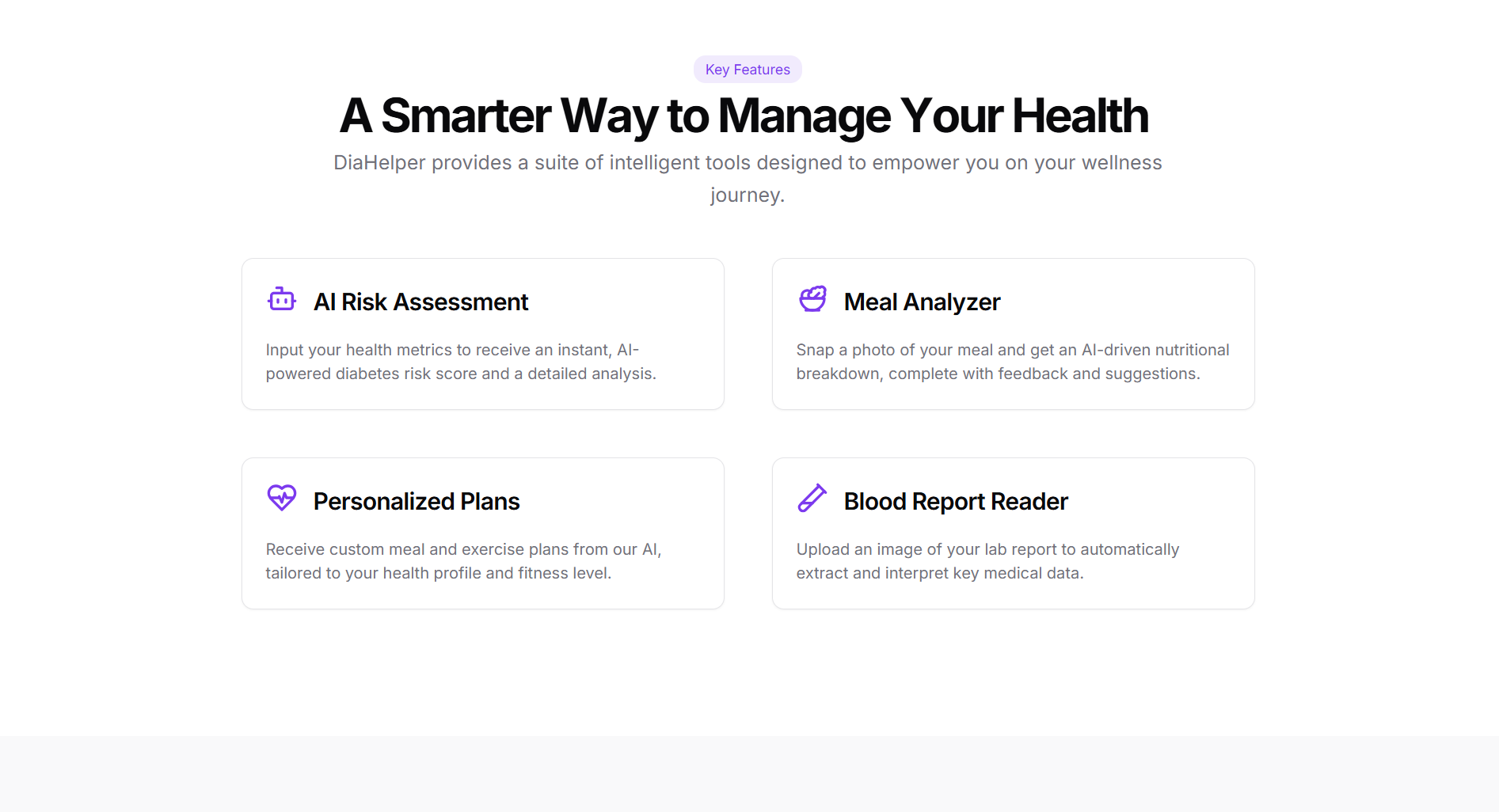 Diahelper - Traccia, prevedi e gestisci il rischio di diabete con AI media 2