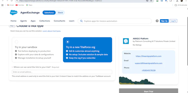 Salesforce AppExchange screenshot 1