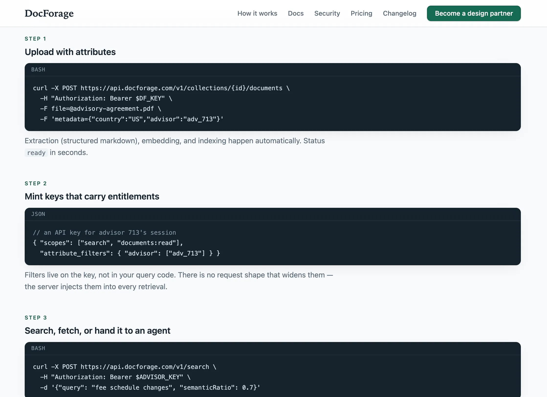 DocForage — Secure document intelligence gallery image