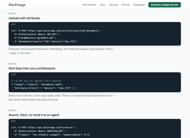 DocForage — Secure document intelligence screenshot 4