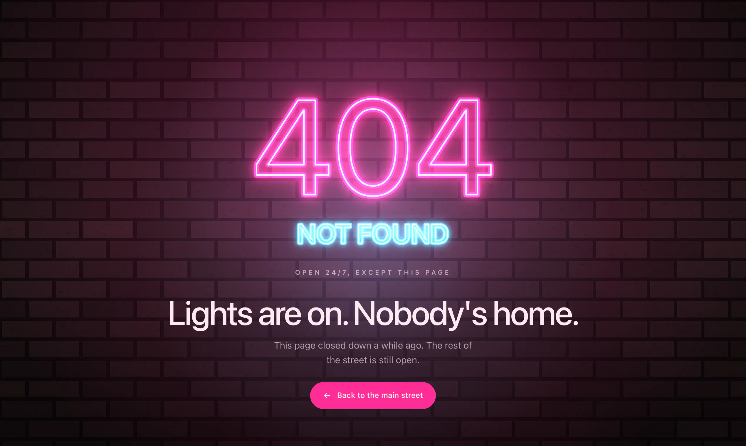 LostPage — Immersive 404 Pages gallery image