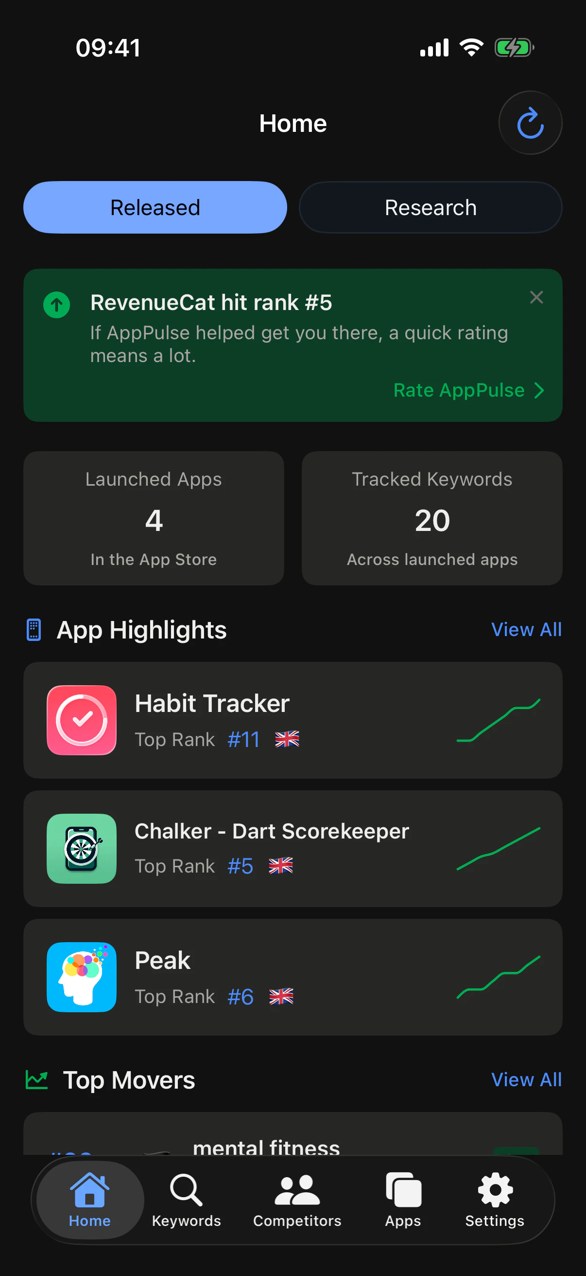 AppPulse - App Store Monitor screenshot 1
