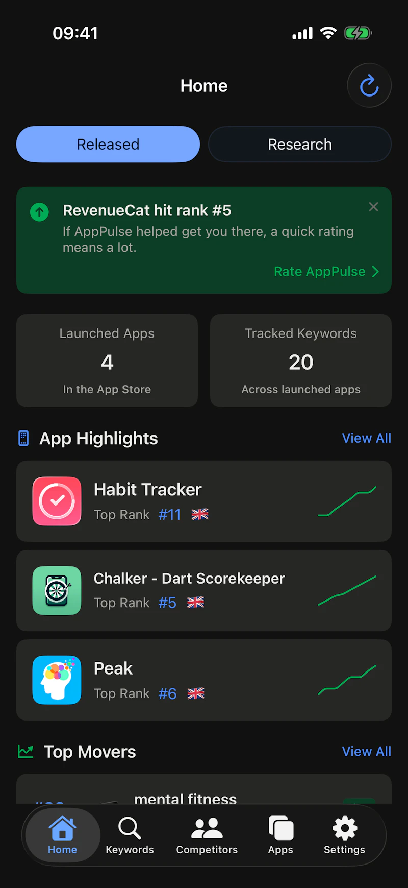 AppPulse - App Store Monitor screenshot 1