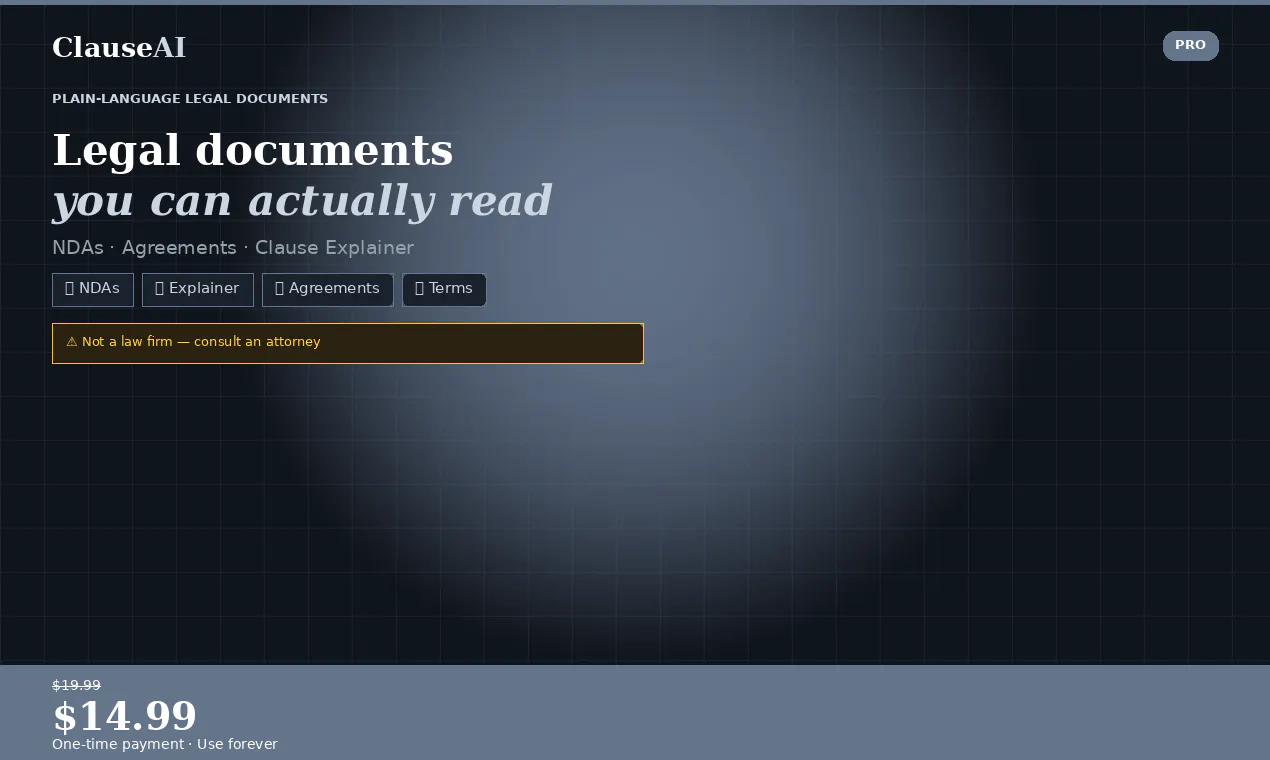 Plain-Language Legal Document Toolkit  gallery image