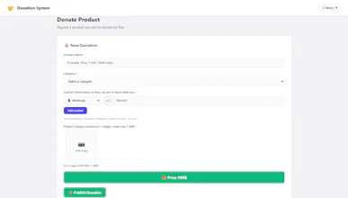 Donation System gallery image