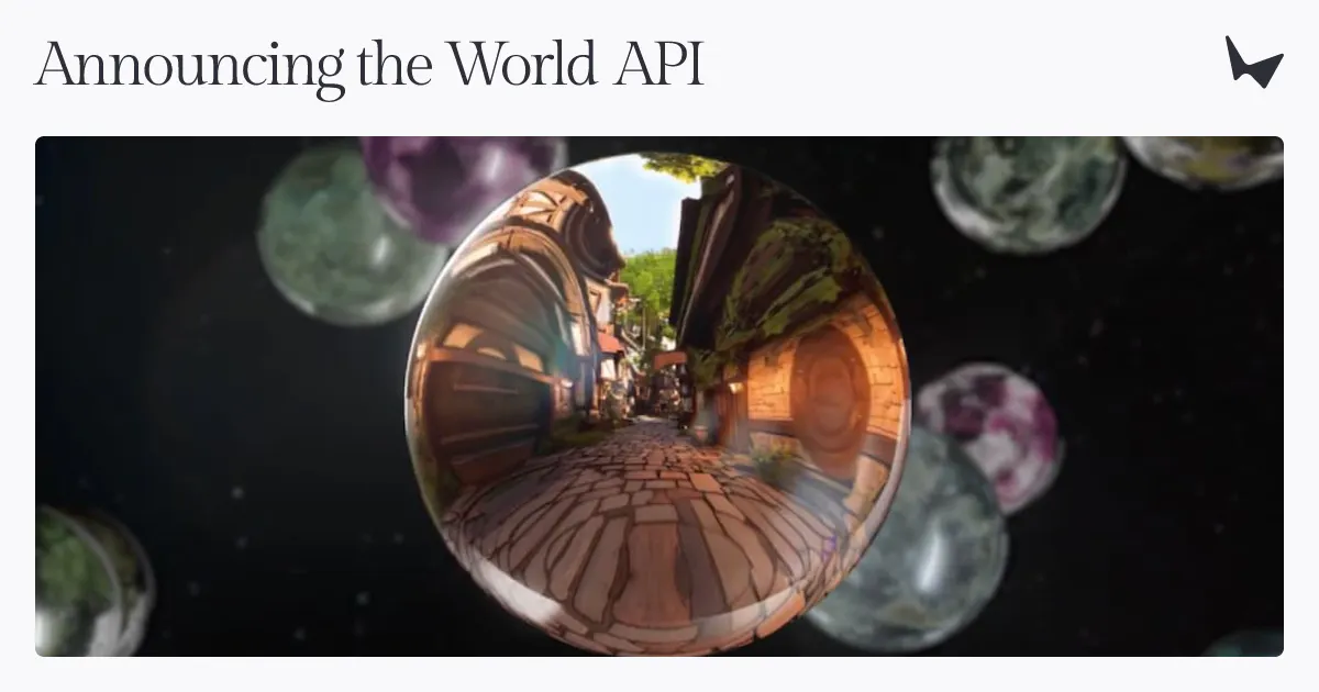 World API by World Labs