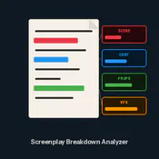 Screenplay Breakdown Analyzer gallery image