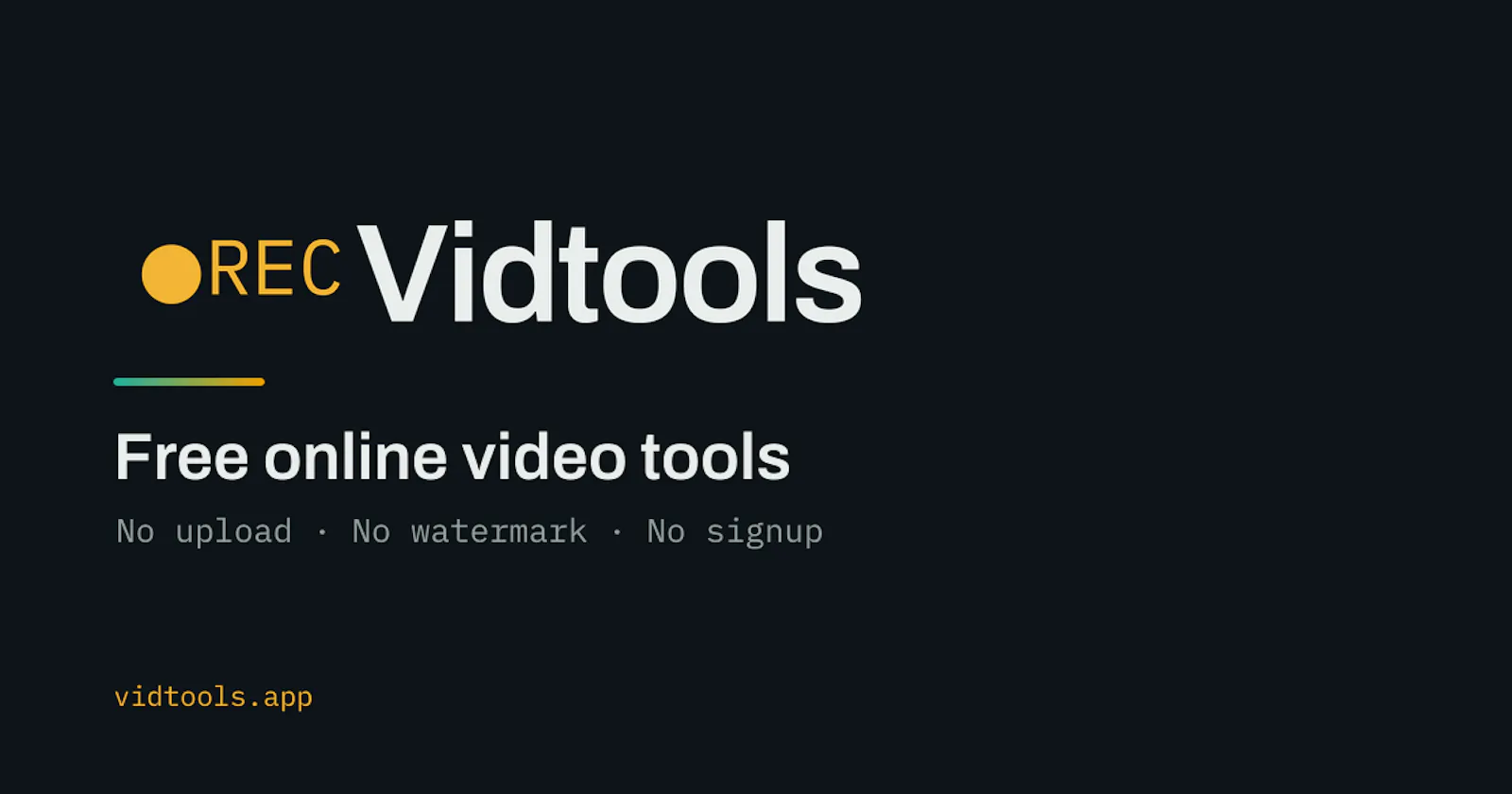 Vidtools screenshot 1