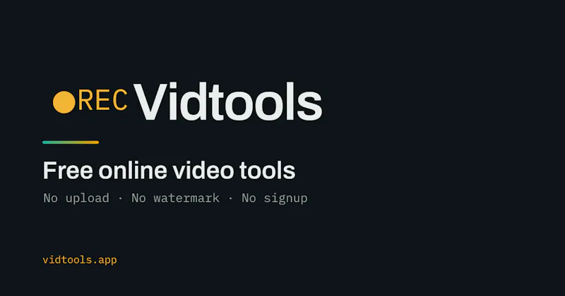 Vidtools screenshot 1