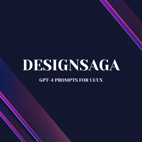 DesignSaga GPT-4 UX Prompts logo