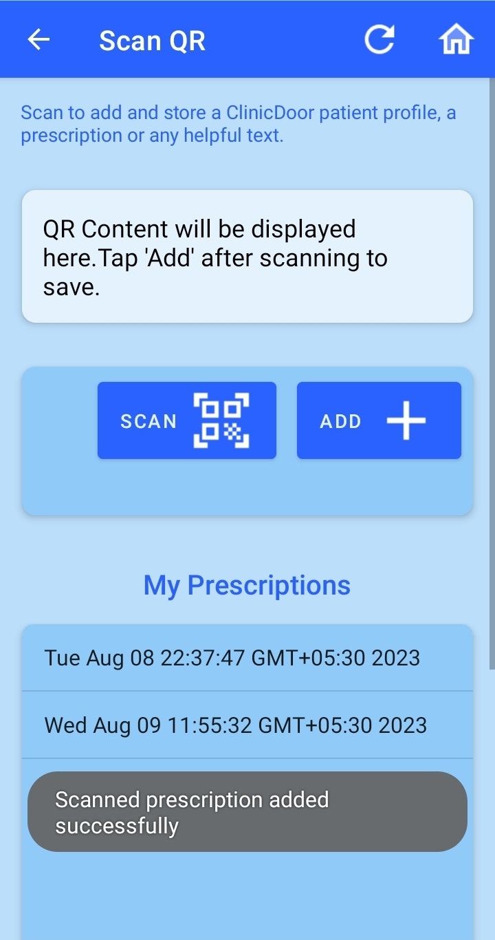 Media Clinicdoor - Apl penjagaan kesihatan luar talian yang dibolehkan QR untuk kawasan terpencil. 7