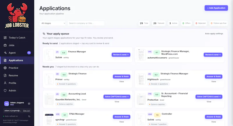 Job Lobster screenshot 2