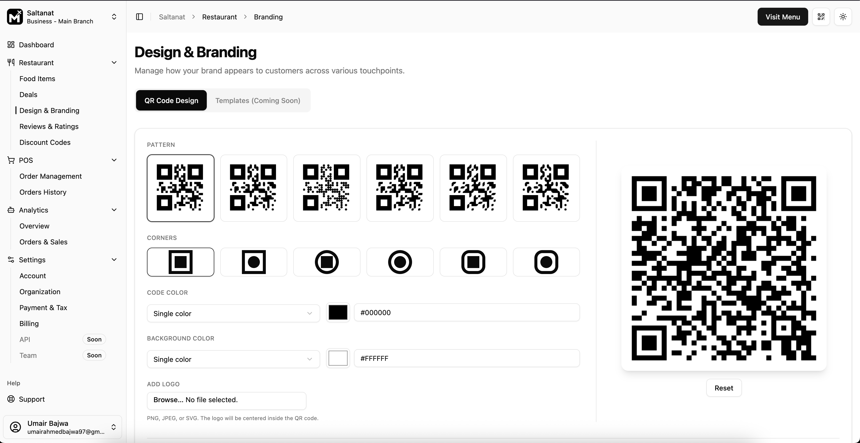 MenuX - Screenshot 2 showing product features and functionality