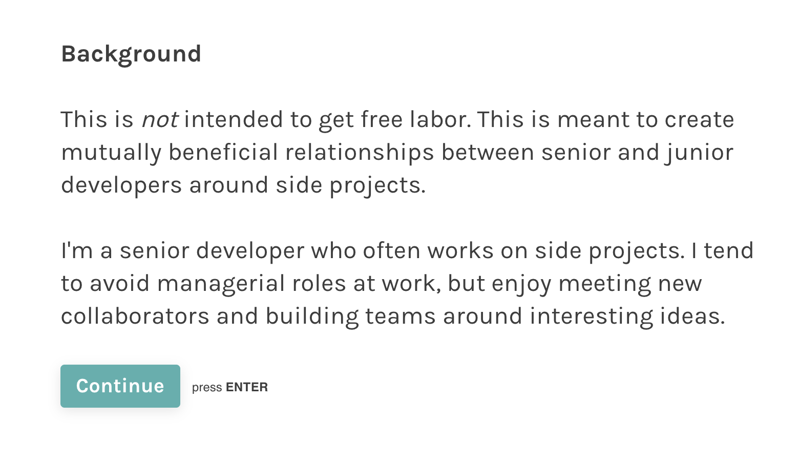 Senior meet Junior gallery image