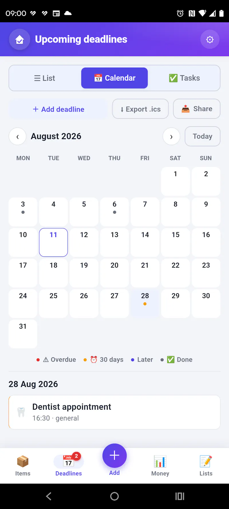 Domowik screenshot 3