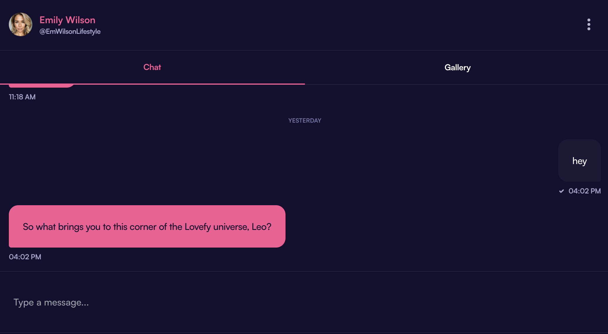 Lovefy - Screenshot 3 showing product features and functionality
