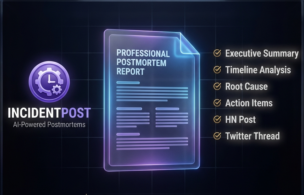 IncidentPost - Screenshot 2 showing product features and functionality