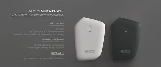 Nommi - 4G Hotspot with Unlimited Wi-Fi Worldwide. gallery image