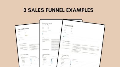 Sales Funnel for e-commerce gallery image