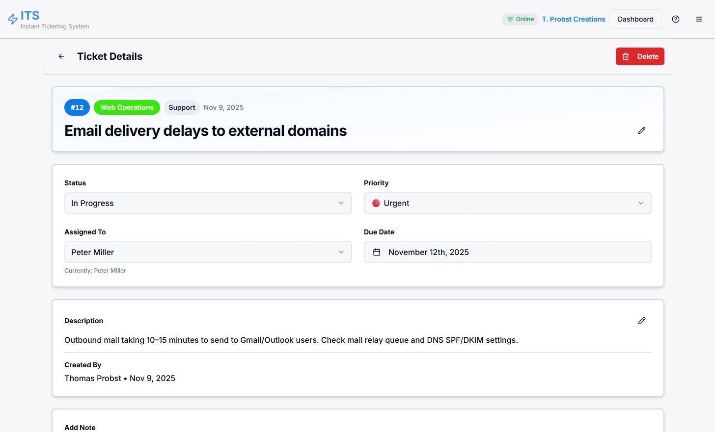 ITS Instant Ticketing System - Screenshot 4 preview