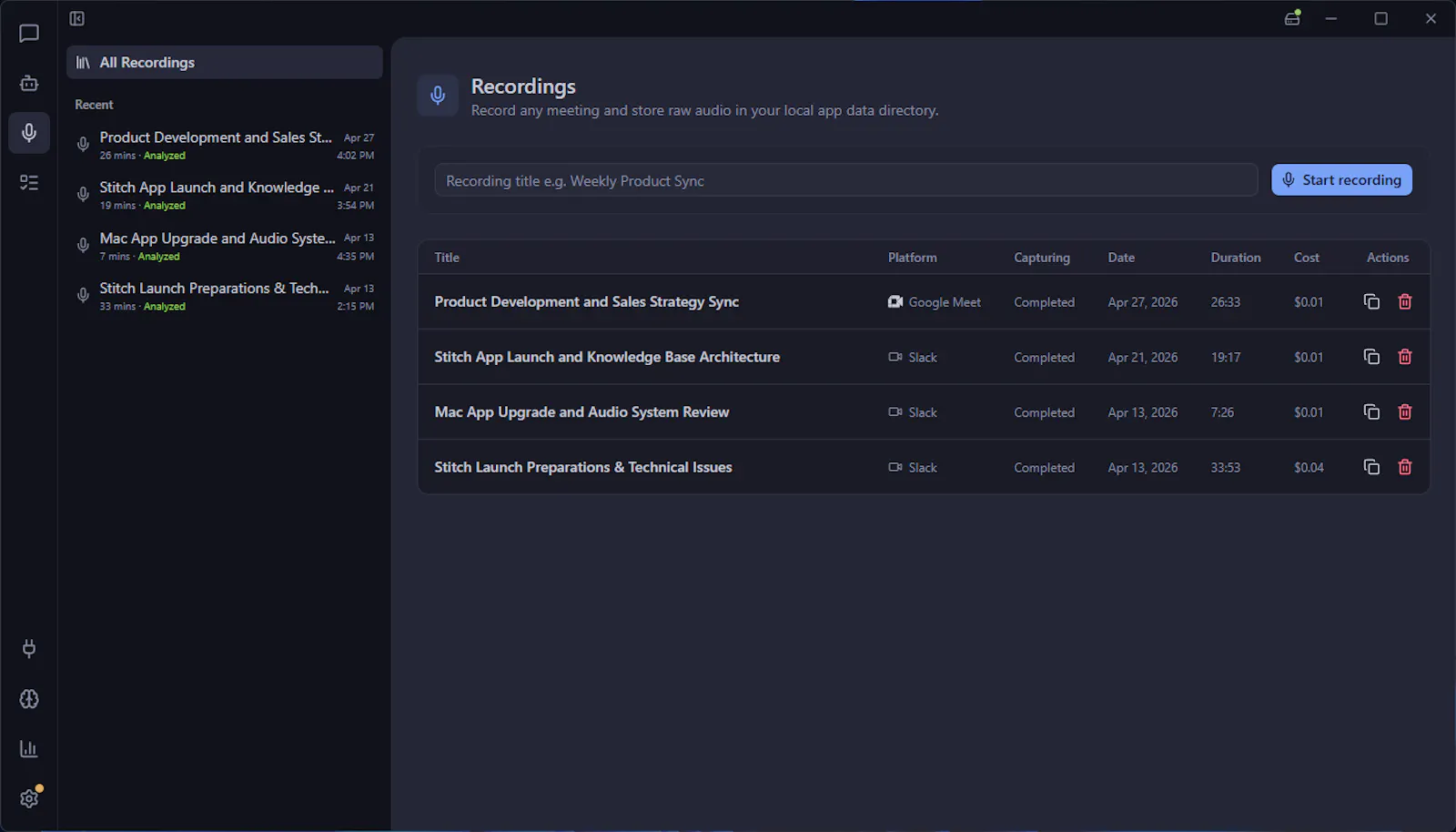 Stitch screenshot 2