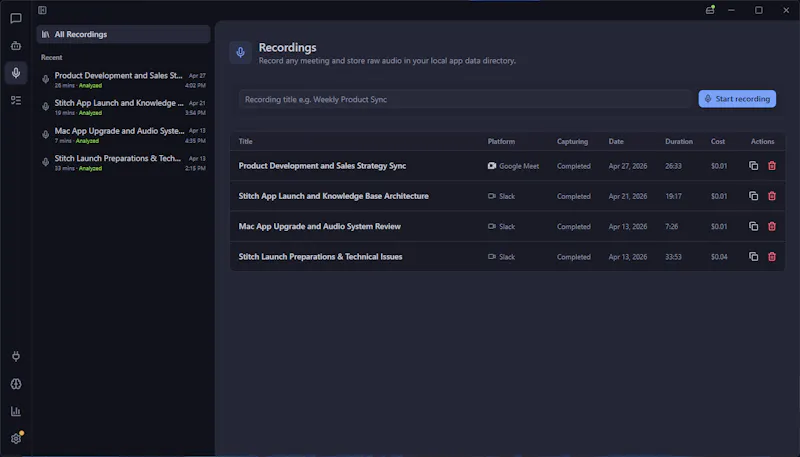 Stitch screenshot 2