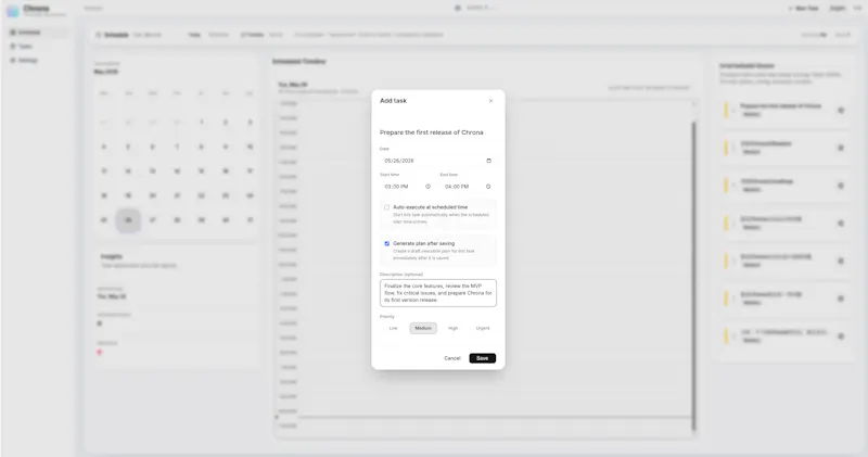Chrona screenshot 2