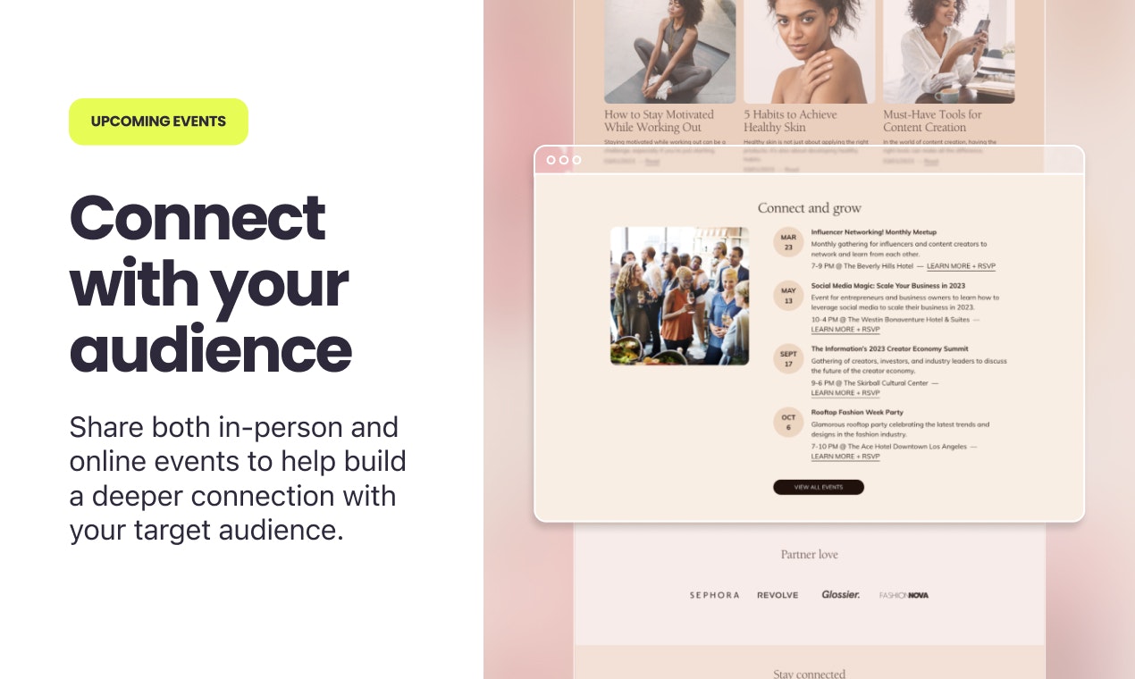 Creator Shopify Theme - The first Shopify theme made for influencers and creators media 8
