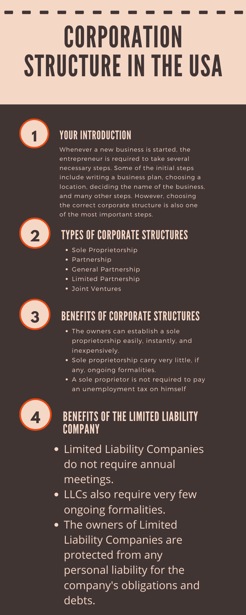 Corporate structures in the usa