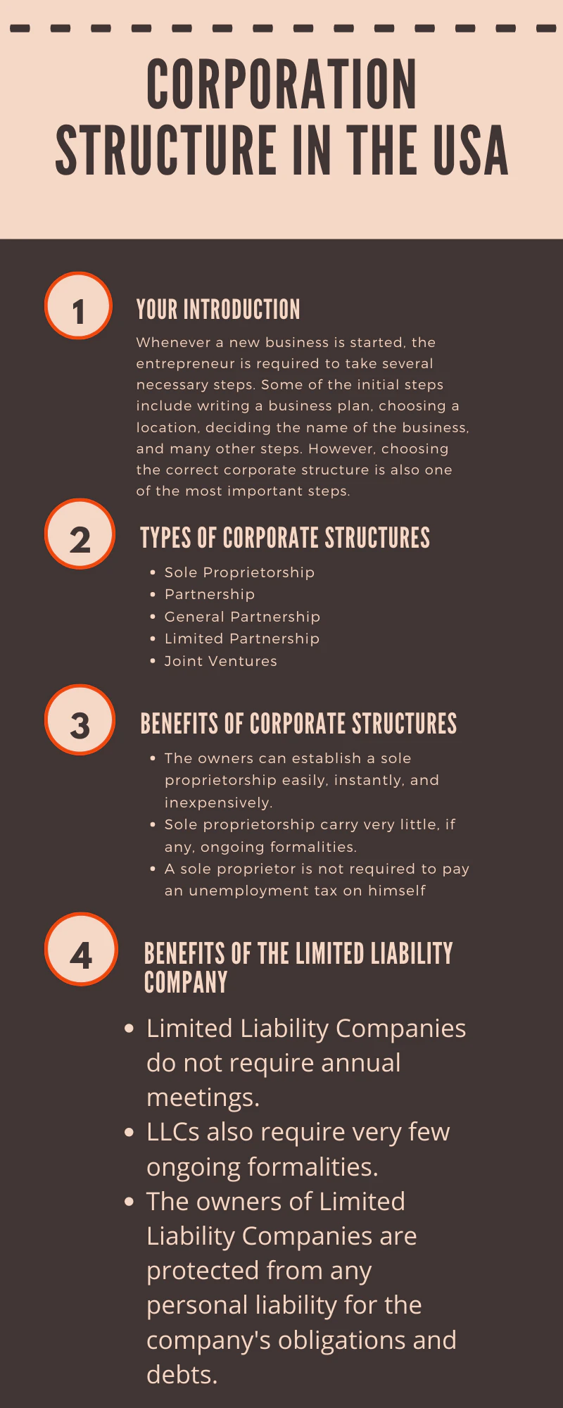 Corporate structures in the usa