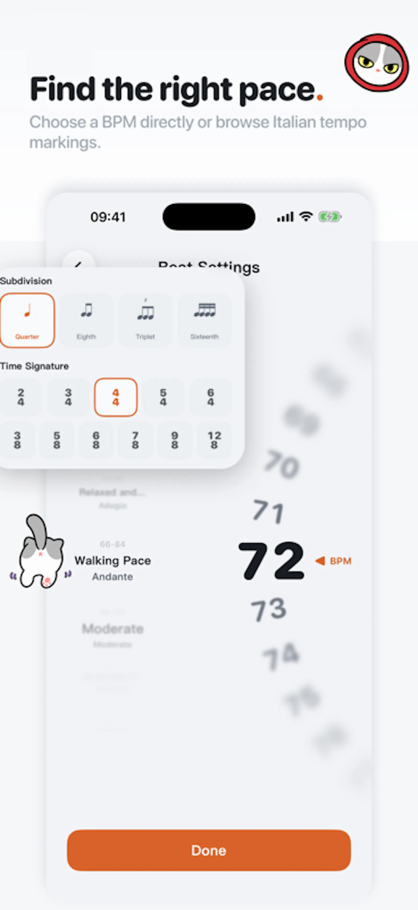 Meow Metronome screenshot 2