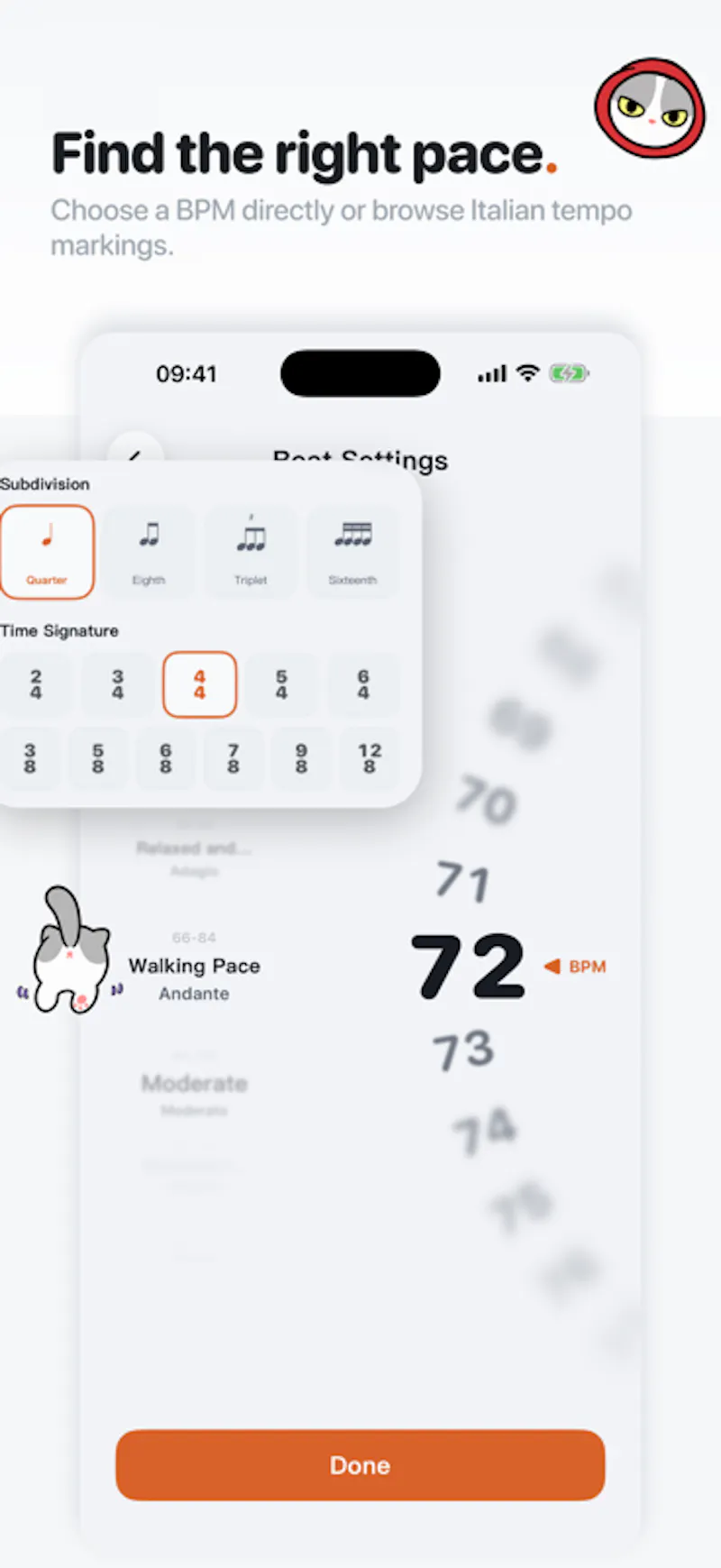 Meow Metronome screenshot 2