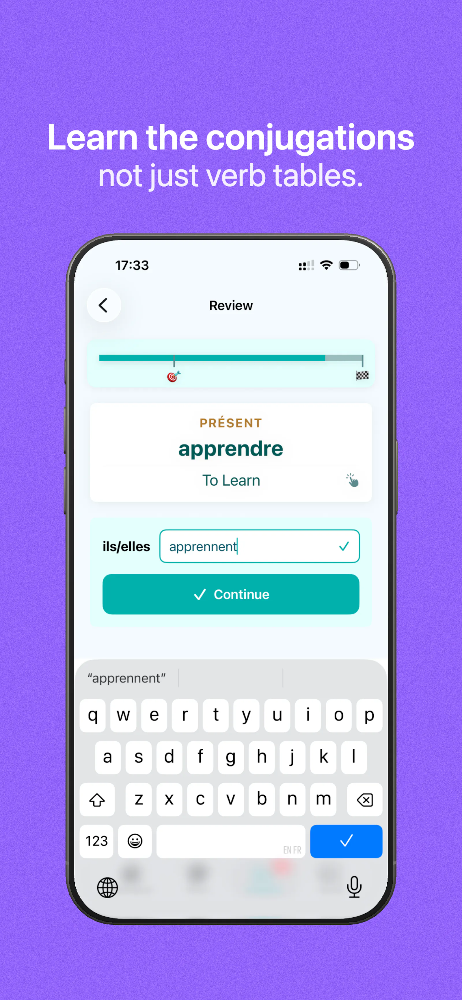 Phonique: French Conjugations screenshot 2