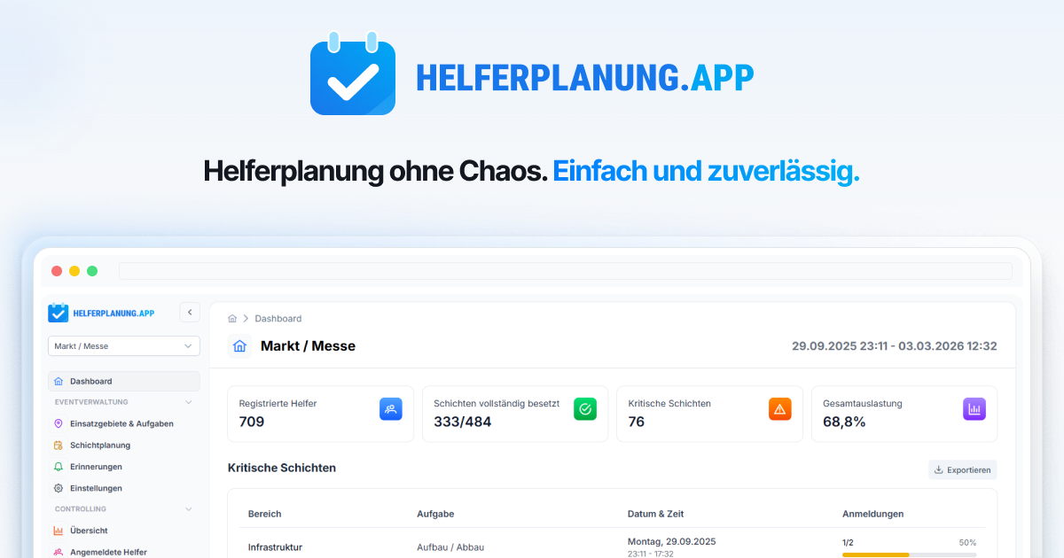 Helferplanung.app gallery image