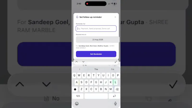 CardSnap screenshot 1 (video preview)