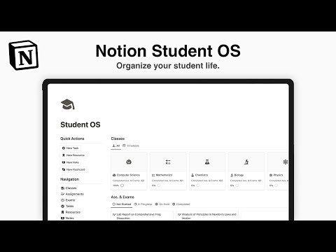 Notion Student OS gallery image