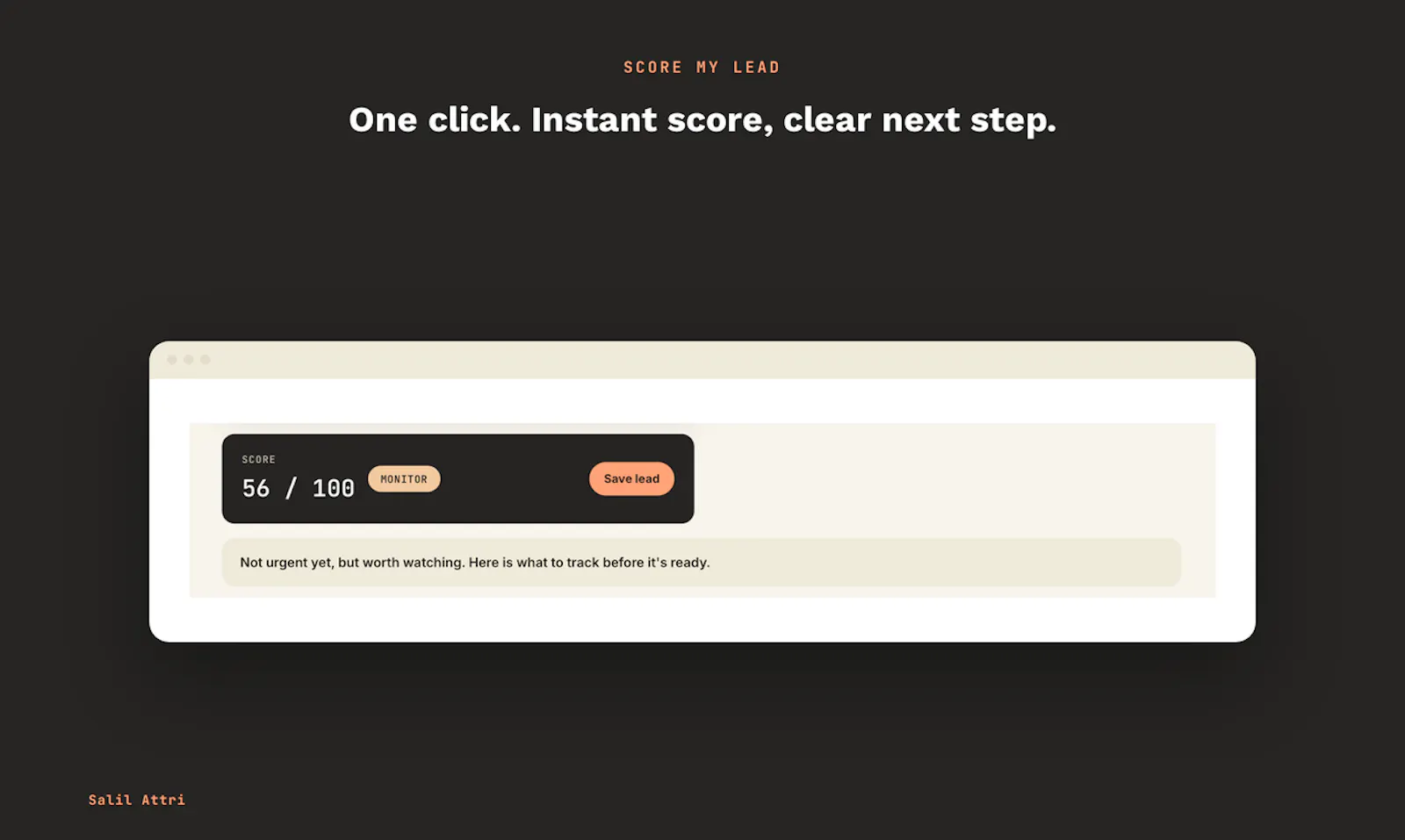 Score My Lead screenshot 2