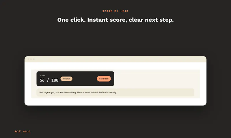 Score My Lead screenshot 2
