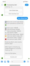 Coronavirus (COVID-19) Data Bot gallery image