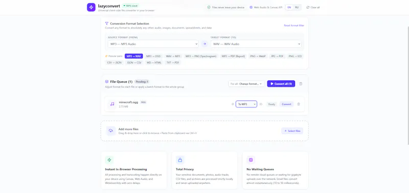 Lazy Convert screenshot 1