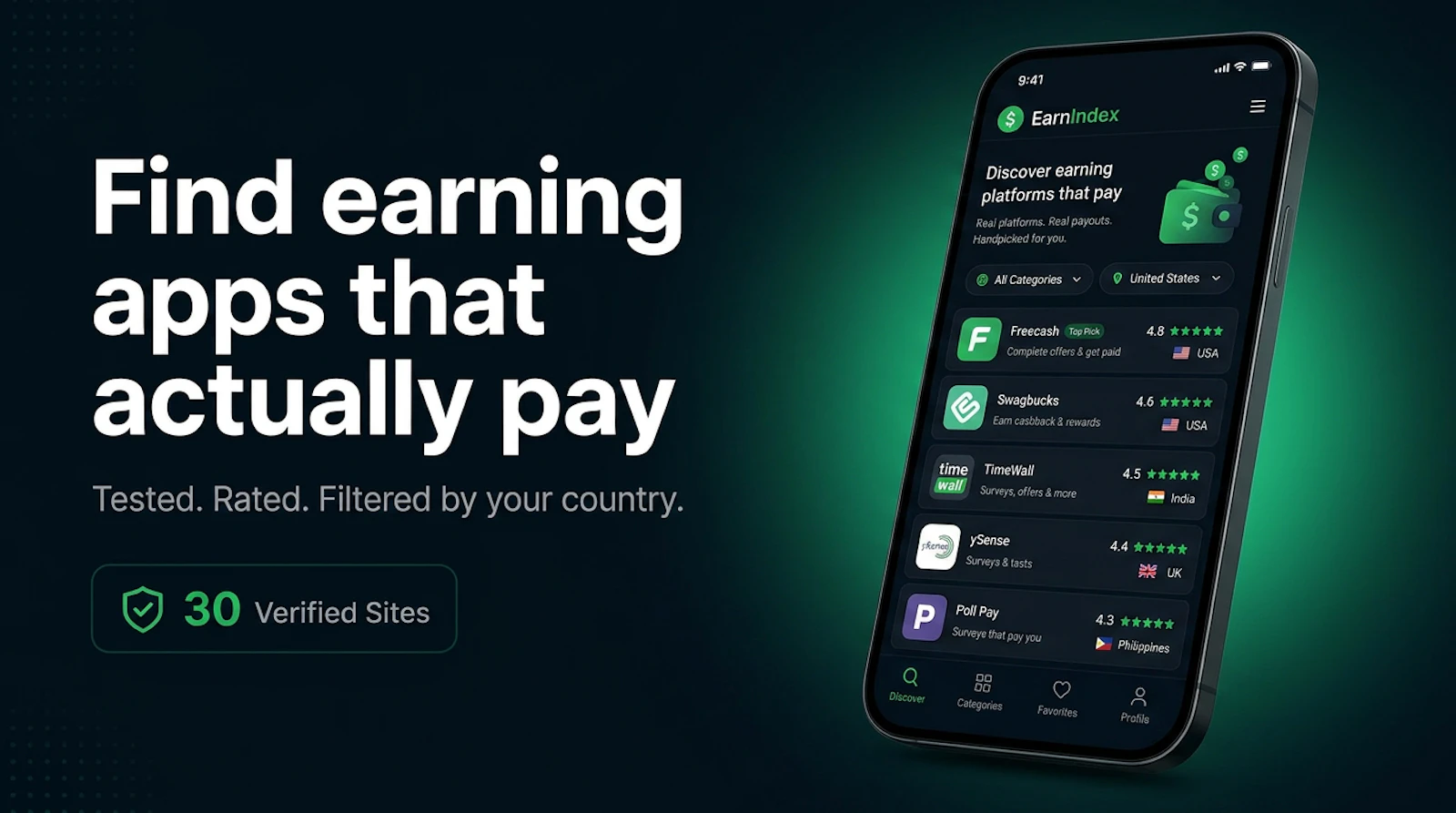 EarnIndex screenshot 1