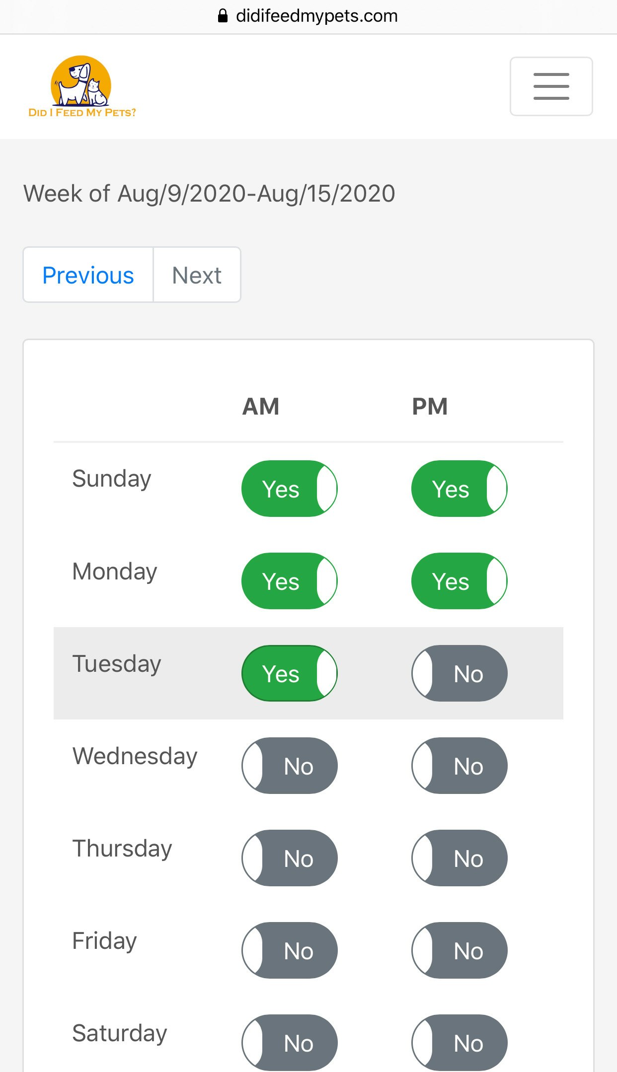 Did I Feed My Pets? gallery image