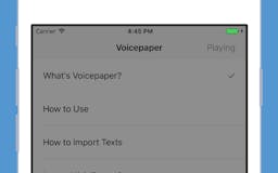 Voicepaper 2 - Voice App for Busy Readers media 3