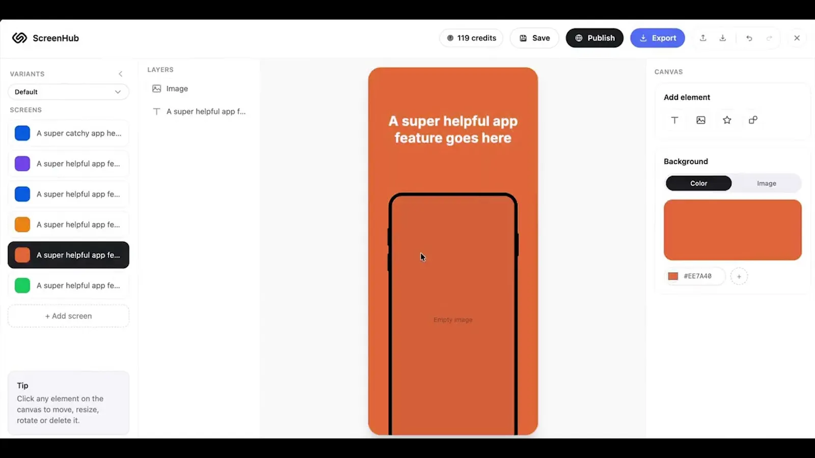 ScreenHub screenshot 1 (video preview)