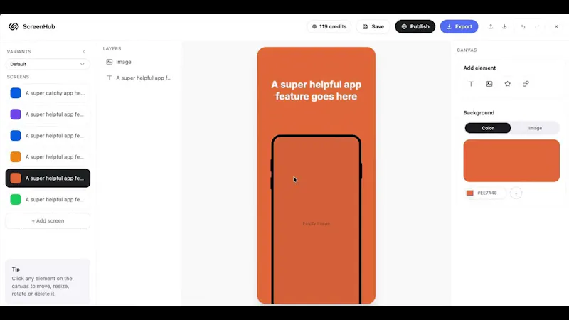 ScreenHub screenshot 1 (video preview)