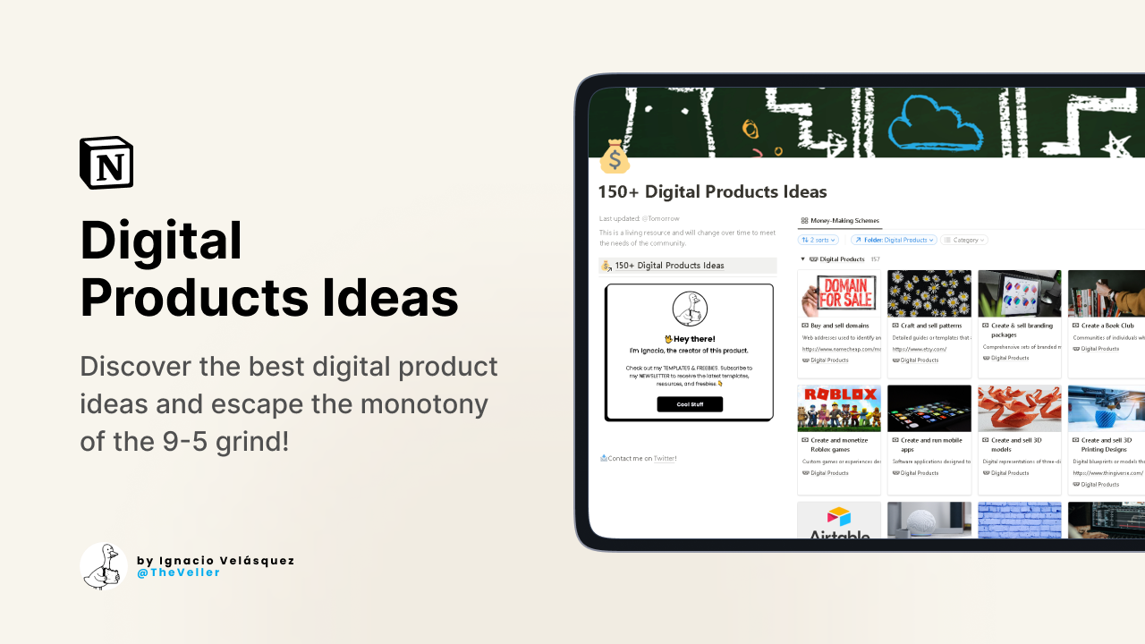 startuptile 150+ Digital Products Ideas-Discover the best digital product ideas and escape your 9-5