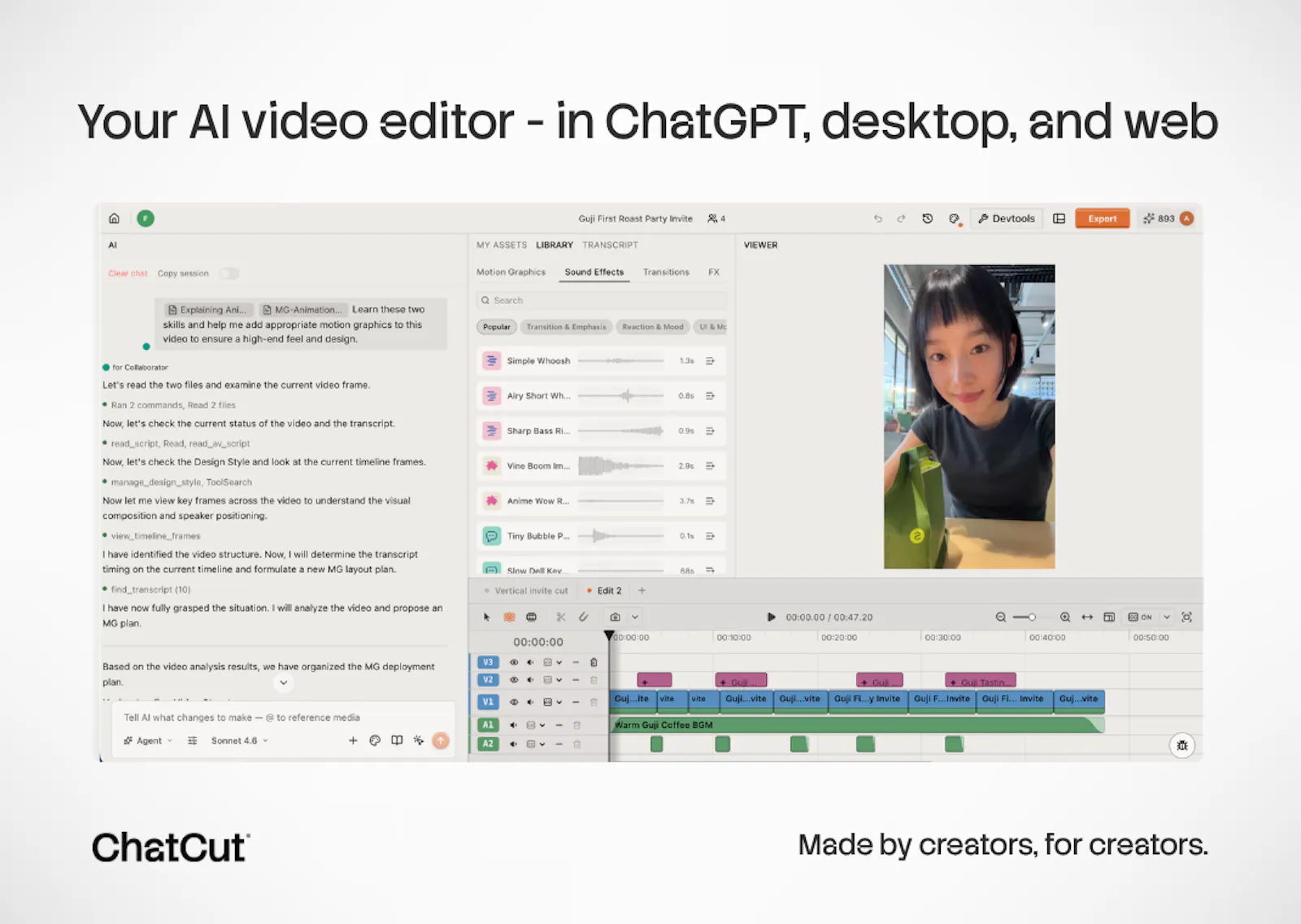 ChatCut screenshot 2