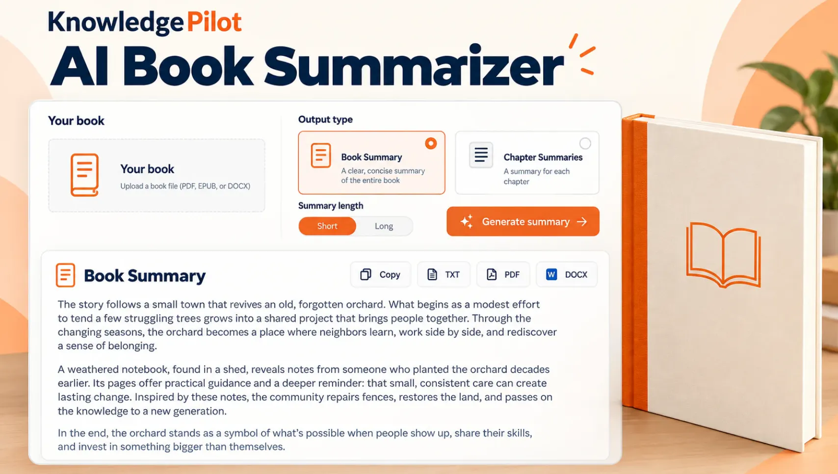 AI Book Summarizer gallery image