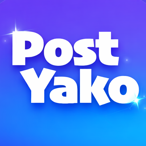 Postyako App - Product Hunt launch logo and brand identity