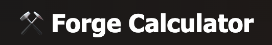 Roblox The Forge Calculator logo